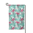 thumbnail image 1 of Wukai Flamingo Print Garden Flag 12.5x18 Inch Double Sided Sun-resistant Rain-resistant, Wrinkle-resistant Colorfast(Only Flag), 1 of 7