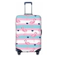 thumbnail image 1 of Wukai Flamingo1 Elastic Luggage Cover: Personalized Protection for Your Suitcase - Fits 19~29-inch, Washable & Durable Travel Companion-, 1 of 8