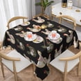 thumbnail image 1 of Wukai Flowe Rooster Waterproof Tablecloth for Kitchen Dining, Fits Square Tables for 2-4 Seats -60"x60", 1 of 7