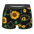 thumbnail image 1 of Wukai Flower (2) Print Men’s Underwear Breathable Boxer Briefs,&nbsp;Moisture Wicking & Breathable-Medium, 1 of 7