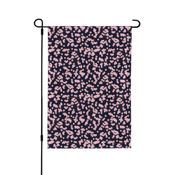 Wukai Flower Garden Flags Double Sided Welcome Garden Yard House Flags Outside Outdoor House (Only Flag)