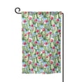 thumbnail image 1 of Wukai Flowers and Cactus Print Garden Flag 12.5x18 Inch Double Sided Sun-resistant Rain-resistant, Wrinkle-resistant Colorfast(Only Flag), 1 of 1