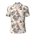 thumbnail image 1 of Wukai Flying Butterflies-1 Men’s Polo Shirts,Quick-Dry Athletic Shirt,Classic Fit Shirts-X-Large, 1 of 8