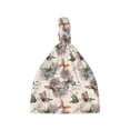 thumbnail image 1 of Wukai Flying Butterflies-1 Newborn Knotted Baby Beanie Hat for Boy Girl Baby Cute Cap Infant Beanies,0-6 months, 1 of 6
