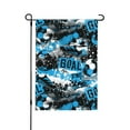 thumbnail image 1 of Wukai Football Time Garden Flags Double Sided Welcome Garden Yard House Flags Outside Outdoor House (Only Flag), 1 of 8