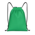 thumbnail image 1 of Wukai Forestgreen Drawstring Backpack Bag Sport Gym Sackpack Large Size String Backpack Cinch for Women Men-Small, 1 of 6