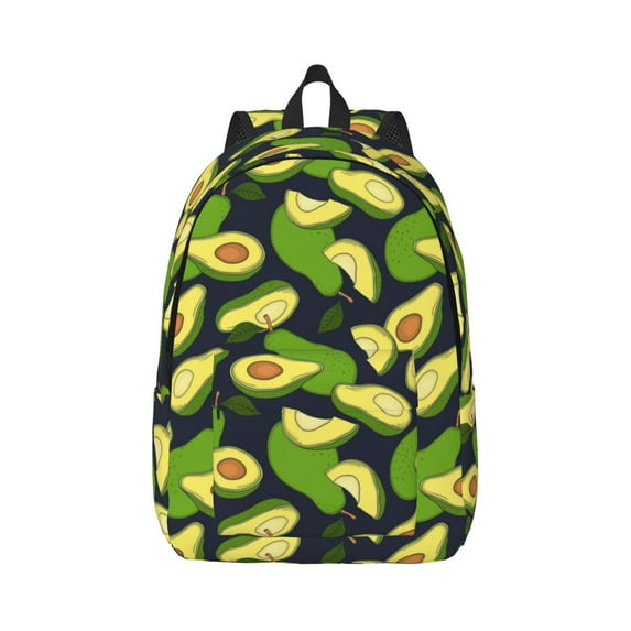 Wukai Fresh Avocado Paper Reusable Cosmetic bag,Travel Toiletry Organizer Capacity,Waterproof Puzzle Bags