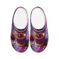 thumbnail image 1 of Wukai Fruit Parfait Colorful Print Women's Indoor Bedroom Slipper Slip On Shoes, Unisex House Shoes with Anti-Skid Sole for Men, Gift for Women Men-35/36, 1 of 7