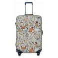 thumbnail image 1 of Wukai Funny Chicken Elastic Luggage Cover: Personalized Protection for Your Suitcase - Fits 19~29-inch, Washable & Durable Travel Companion-Medium, 1 of 8