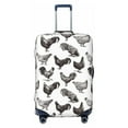 thumbnail image 1 of Wukai Funny Chicken Elastic Luggage Cover: Personalized Protection for Your Suitcase - Fits 19~29-inch, Washable & Durable Travel Companion-Small, 1 of 8