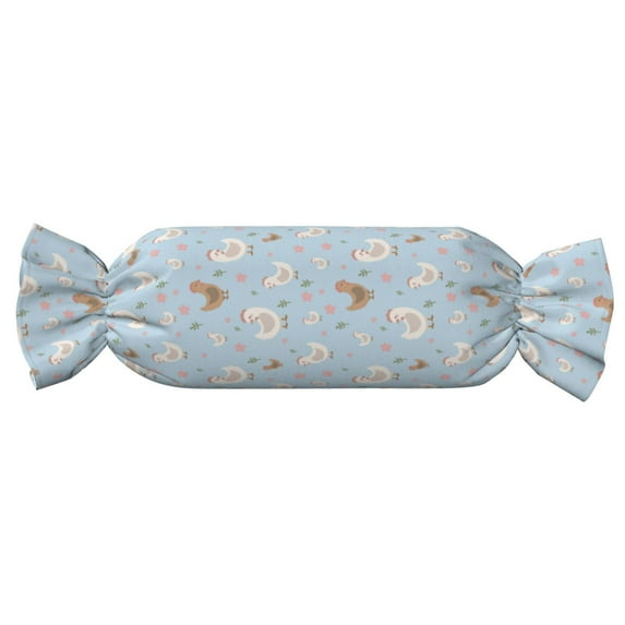 Wukai Funny Chicken Print Candy Pillow Cylindrical Pillows Sofa Pillow Neck Hand Support Pillows Including Insert Lumbar Pillows