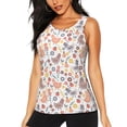 thumbnail image 1 of Wukai Funny Chicken Print &nbsp;Women's Workout Tank Top Mesh Yoga Shirts Athletic Running Tank Tops Athletic Gym Shirts - Large, 1 of 8