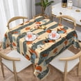 thumbnail image 1 of Wukai Funny Chicken Waterproof Tablecloth for Kitchen Dining, Fits Square Tables for 2-4 Seats -60"x60", 1 of 7