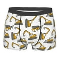 thumbnail image 1 of Wukai Funny Excavator Print Men’s Underwear Breathable Boxer Briefs,&nbsp;Moisture Wicking & Breathable-Large, 1 of 7