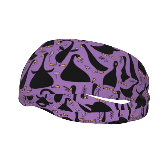Wukai Funny Goose Sports sweatband,Men & Women Sweatband Headband for Running, Cross Training, Racquetball, Working Out