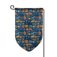 thumbnail image 1 of Wukai Funny Steam Train Print Garden Flag 12.5x18 Inch Double Sided Sun-resistant Rain-resistant, Wrinkle-resistant Colorfast(Only Flag), 1 of 7