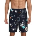 thumbnail image 1 of Wukai Galaxy2 Men’s Short Pajama Pants With Pockets Soft Sleep Pj Shorts for Men-3X-Large, 1 of 6