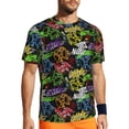 thumbnail image 1 of Wukai Game Joysticks Print Men's Short-Sleeved Mesh T-Shirt,Quick-Dry Short Sleeve Workout T-Shirt-XX-Large, 1 of 8