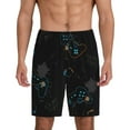 thumbnail image 1 of Wukai Game Time Men’s Short Pajama Pants With Pockets Soft Sleep Pj Shorts for Men-X-Large, 1 of 6