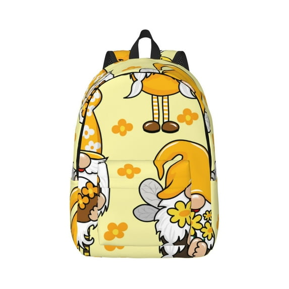 Wukai Garden Honeybee Gnomes Paper Reusable Cosmetic bag,Travel Toiletry Organizer Capacity,Waterproof Puzzle Bags