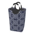 thumbnail image 1 of Wukai Geometry Flower Laundry Basket, Laundry Hamper, Dirty Clothes Hamper for Laundry,Waterproof Pe Coating,Bathroom Set,Toy Bin, 1 of 6