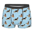 thumbnail image 1 of Wukai German Shepherd Dog Print Men’s Underwear Breathable Boxer Briefs,&nbsp;Moisture Wicking & Breathable-Small, 1 of 7