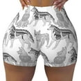thumbnail image 1 of Wukai German Shepherd Dog Print Pack Biker Shorts for Women Yoga Workout Gym Running Scrunch Active Shorts-Medium, 1 of 8