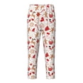 thumbnail image 1 of Wukai Gingerbread Holiday Sweets Print Teenagers' Pajama Pant Sleep Pajama Lounge Pant PJ Bottoms with Pockets and Button Fly(Available in Big & Tall)-Large, 1 of 6