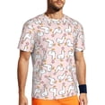 thumbnail image 1 of Wukai Goose Queen Print Men's Short-Sleeved Mesh T-Shirt,Quick-Dry Short Sleeve Workout T-Shirt-X-Large, 1 of 8