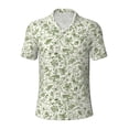 thumbnail image 1 of Wukai Green Rabbit Men’s Polo Shirts,Quick-Dry Athletic Shirt,Classic Fit Shirts-Small, 1 of 8