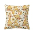 thumbnail image 1 of Wukai Groovy Floral Premium Polyester Fleece Pillow Covers with Hidden Zipper Closure,Luxuriously Soft and Durable-20"x20", 1 of 7
