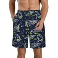 thumbnail image 1 of Vsdgher Womens High Waisted Bikini Sets Two Piece Swimsuit Flamingos And Palm Leaves Print Tummy Control Bathing Suit-XX-Large, 1 of 8