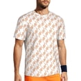 thumbnail image 1 of Wukai Hand Drawn Snake Print Men's Short-Sleeved Mesh T-Shirt,Quick-Dry Short Sleeve Workout T-Shirt-6X-Large, 1 of 8