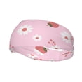 thumbnail image 1 of Wukai Hand Drawn Strawberry Sports sweatband,Men & Women Sweatband Headband for Running, Cross Training, Racquetball, Working Out, 1 of 7