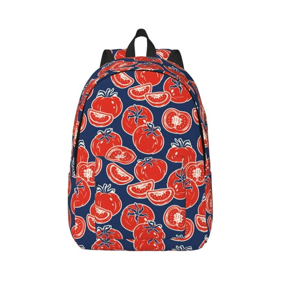 Wukai Hand Drawn Tomatoes Paper Reusable Cosmetic bag,Travel Toiletry Organizer Capacity,Waterproof Puzzle Bags