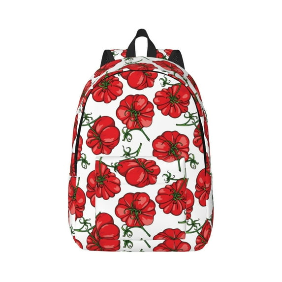 Wukai Hand Drawn Tomatoes Paper Reusable Cosmetic bag,Travel Toiletry Organizer Capacity,Waterproof Puzzle Bags