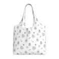 thumbnail image 1 of Wukai Hand Drawn Turtle Sturdy and Stylish Reusable Canvas Tote Bag: Eco-Friendly, Heavy-Duty Grocery Shopping Bag with Reinforced Handles, 1 of 1