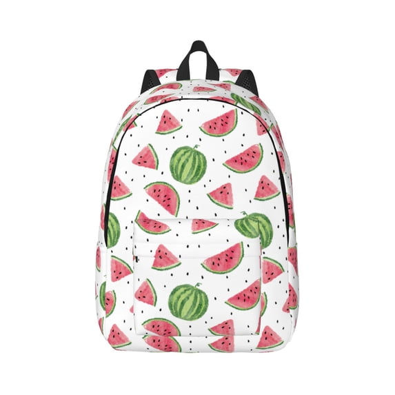 Wukai Hand Drawn Watermelon Paper Reusable Cosmetic bag,Travel Toiletry Organizer Capacity,Waterproof Puzzle Bags