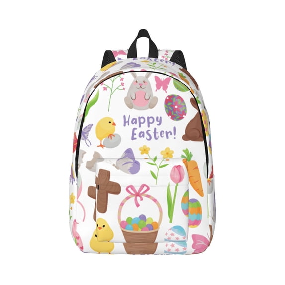 Wukai Happy Easter1 Paper Reusable Cosmetic bag,Travel Toiletry Organizer Capacity,Waterproof Puzzle Bags