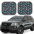 thumbnail image 1 of Wukai Happy Mother's Day Print Windshield Sun Shade, Car Front Window Shades Sunshade Cover Sun Visor Shield Block Automotive Interior Protector Blocks UV Rays-Medium, 1 of 6