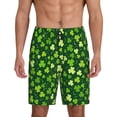 thumbnail image 1 of Wukai Happy St. Patrick's day Men’s Short Pajama Pants With Pockets Soft Sleep Pj Shorts for Men-Medium, 1 of 6