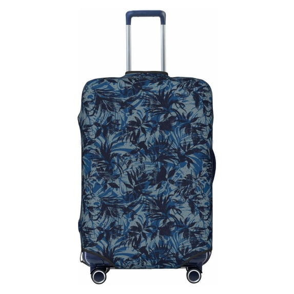 Wukai Hawaiian Style Elastic Luggage Cover: Personalized Protection for Your Suitcase - Fits 19~29-inch, Washable & Durable Travel Companion-Small