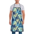 thumbnail image 1 of Wukai Hawaiian Style Print Aprons Adjustable Bib Aprons Cooking Kitchen Chef Apron for Women and Men, 1 of 7