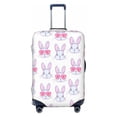 thumbnail image 1 of Wukai Heart Rabbit Elastic Luggage Cover: Personalized Protection for Your Suitcase - Fits 19~29-inch, Washable & Durable Travel Companion-X-Large, 1 of 8