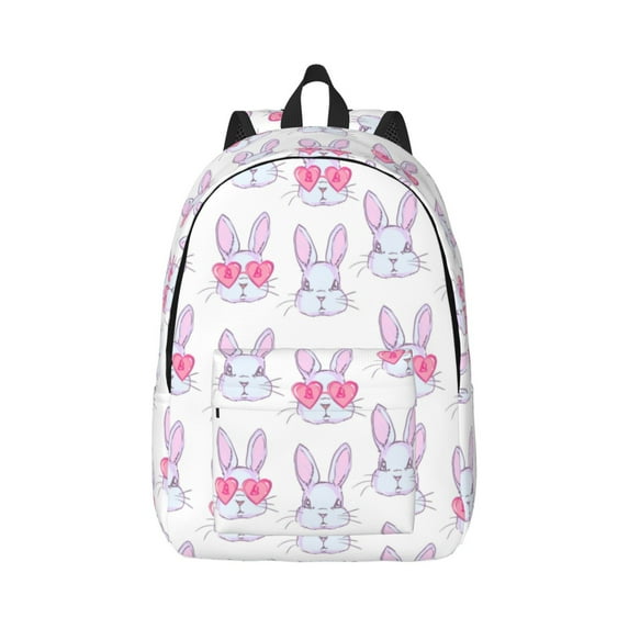 Wukai Heart Rabbit Paper Reusable Cosmetic bag,Travel Toiletry Organizer Capacity,Waterproof Puzzle Bags