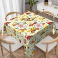 thumbnail image 1 of Wukai Heavy Equipment Waterproof Tablecloth for Kitchen Dining, Fits Square Tables for 2-4 Seats -60"x60", 1 of 7