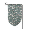thumbnail image 1 of Wukai Hedgehogs and Flowers Print Garden Flag 12.5x18 Inch Double Sided Sun-resistant Rain-resistant, Wrinkle-resistant Colorfast(Only Flag), 1 of 7