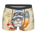thumbnail image 1 of Wukai Hello Summer Cute Gnome Print Men’s Underwear Breathable Boxer Briefs,&nbsp;Moisture Wicking & Breathable-X-Large, 1 of 7