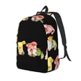 thumbnail image 1 of Wukai Hello Summer Gnome Durable Canvas Laptop Backpack,Adjustable Shoulder Straps,Water-Resistant,Large Capacity,Stylish Design, Fits 15-17in Laptops,Unisex for School,Office,Travel-Small, 1 of 5