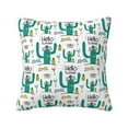 thumbnail image 1 of Wukai Hello Summer Premium Polyester Fleece Pillow Covers with Hidden Zipper Closure,Luxuriously Soft and Durable-24"x24", 1 of 7